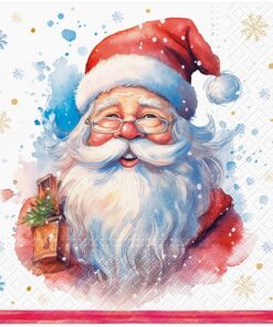 Șervețel - Portrait Of Santa Claus - 33x33 cm