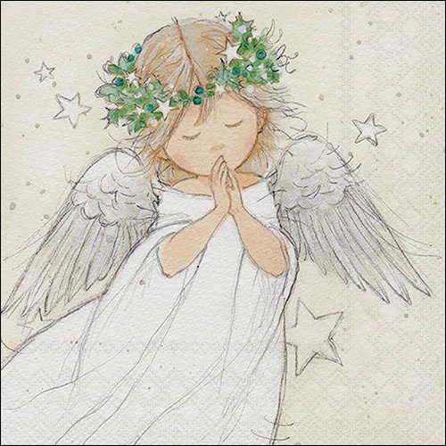 Șervețel - Praying Angel - 33x33 cm 1 Șervețel - Praying Angel - 33x33 cm