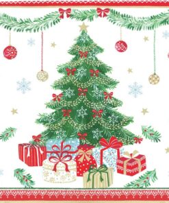 Șervețel - Presents under Xmas Tree - 33x33 cm