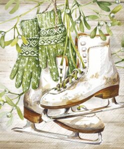 Șervețel - Ready to Ice Skate - 33x33 cm