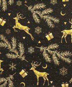 Șervețel - Sparkling Deers - 33x33 cm