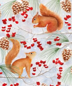 Șervețel - Squirrel Chat - 33x33 cm
