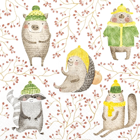 Șervețel - Sweet Buddies - 33x33 cm 1 Șervețel - Sweet Buddies - 33x33 cm