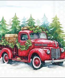 Șervețel - Van in the Snow - 33x33 cm