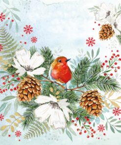 Șervețel - Winter Birdy - 33x33 cm