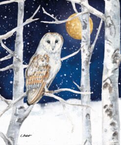 Șervețel - Winter Owl - 33x33 cm
