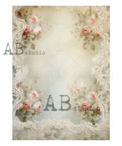 Vellum paper – Green Wallpaper – A4