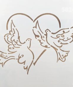 Șablon - Love - 20x20 cm