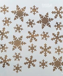 Șablon - Snowflakes 2 - 20x20 cm