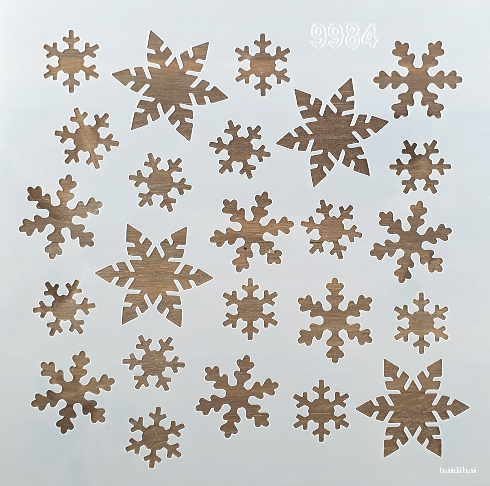 Șablon - Snowflakes 2 - 20x20 cm 1 Șablon - Snowflakes 2 - 20x20 cm
