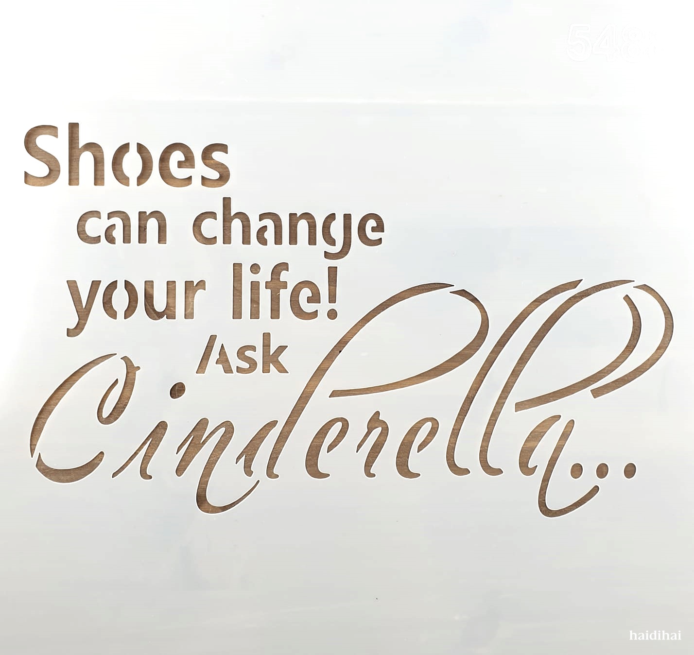 Șablon – Ask Cinderella – 30×30 cm 1 Șablon – Ask Cinderella – 30×30 cm
