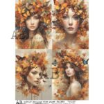 Hârtie de orez - Autumn Beauty - A4