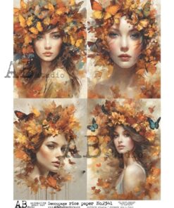Hârtie de orez - Autumn Beauty - A4