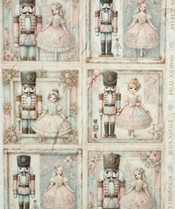 Hârtie de orez - Ballerina & Nutcracker - A4