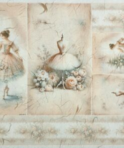 Hârtie de orez - Christmas Ballerina - 32x45 cm