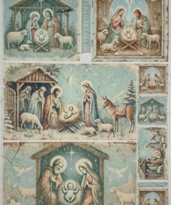 Hârtie de orez - Holy Night 2 - 32x45 cm