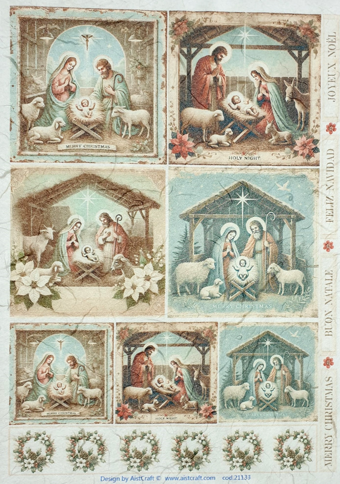 Hârtie de orez - Holy Night 2 1 Hârtie de orez - Holy Night 2