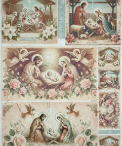 Hârtie de orez - Holy Night - 32x45 cm