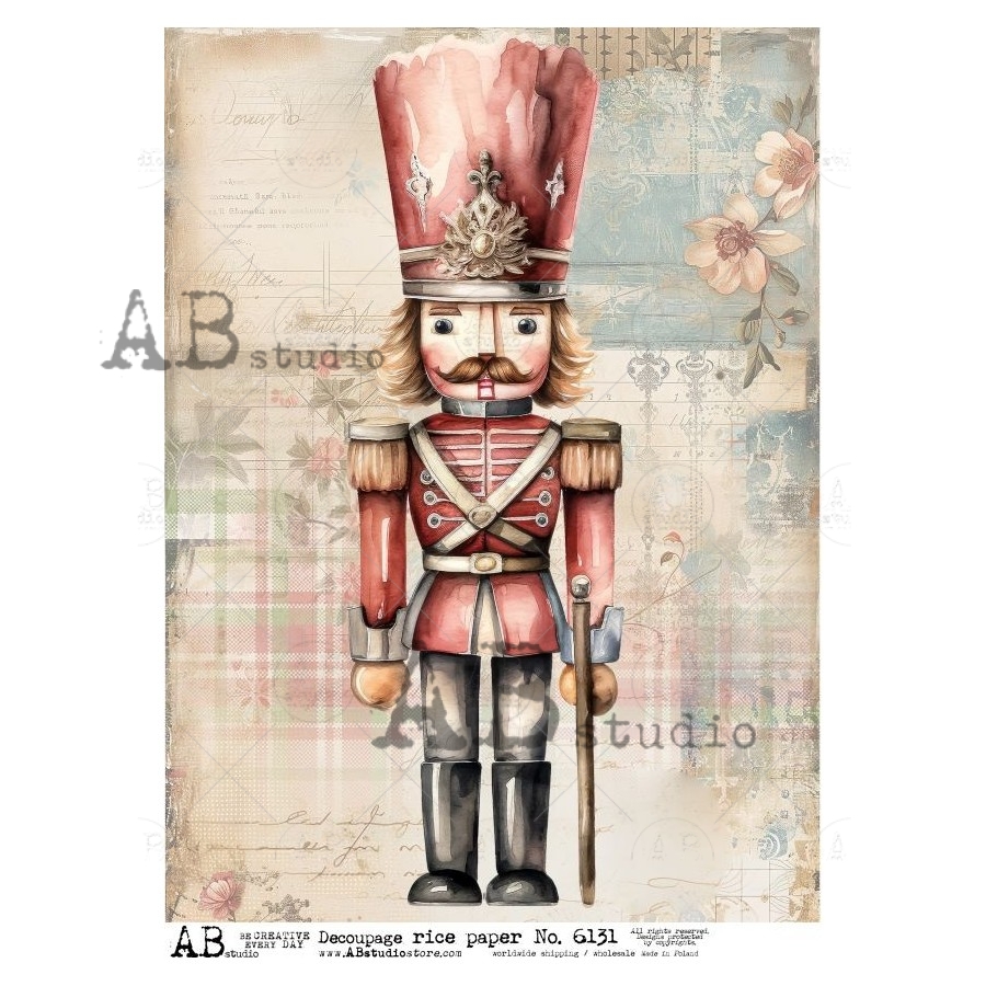 Hârtie de orez - Nutcracker - A4 1 Hârtie de orez - Nutcracker - A4