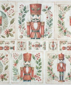 Hârtie de orez - Nutcrackers - 32x45 cm