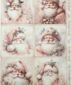 Hârtie de orez - Portret Santa - A4