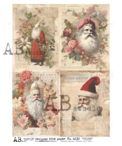 Hârtie de orez - Saint Nicholas Christmas - A4