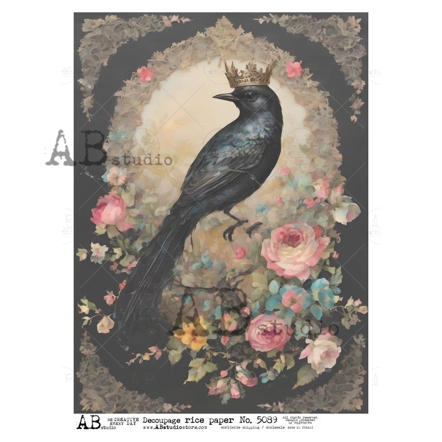 Hârtie de orez - The Black Queen - A4 1 Hârtie de orez - The Black Queen - A4