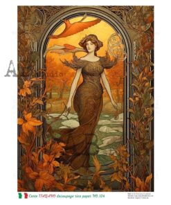 Hârtie de orez - The Fall Portal - A4