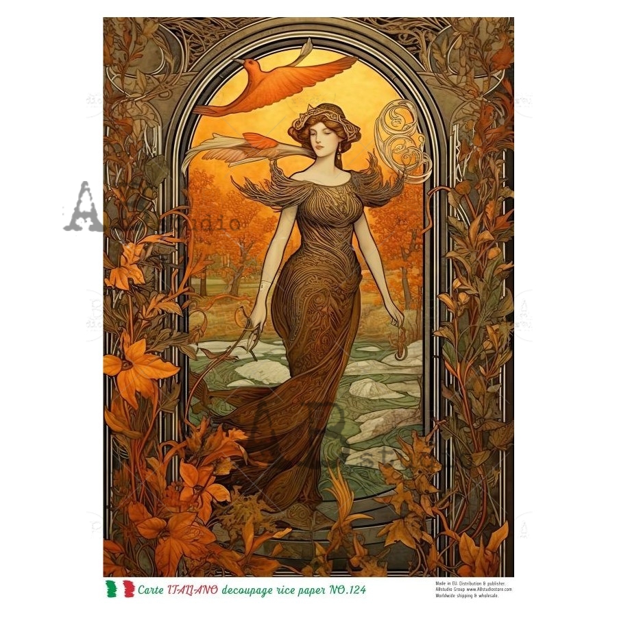 Hârtie de orez - The Fall Portal - A4 1 Hârtie de orez - The Fall Portal - A4