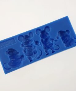 Matriță silicon - Christmas Mice - 13,1x 5,3x2 cm
