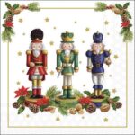Șervețel - Bearded nutcracker - 25x25 cm