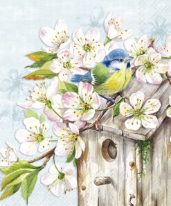 Șervețel - Cherry Blossom Birdhouse - 33x33 cm