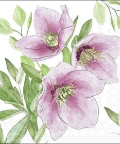 Șervețel - Classic Helleborus - 33x33 cm