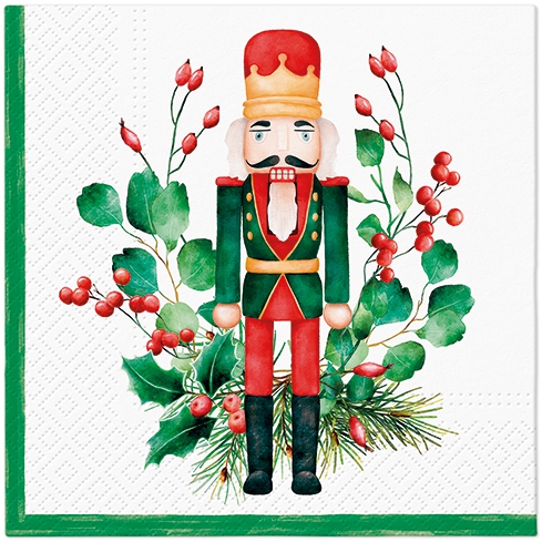 Șervețel - Composition with Nutcracker - 33x33 cm 1 Șervețel - Composition with Nutcracker - 33x33 cm