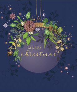 Șervețel - Elegant Christmas Bauble blue - 33x33 cm