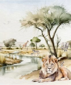 Șervețel - Etosha Park - 33x33 cm
