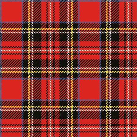 Șervețel - Scottish red - 25x25 cm 1 Șervețel - Scottish red - 25x25 cm