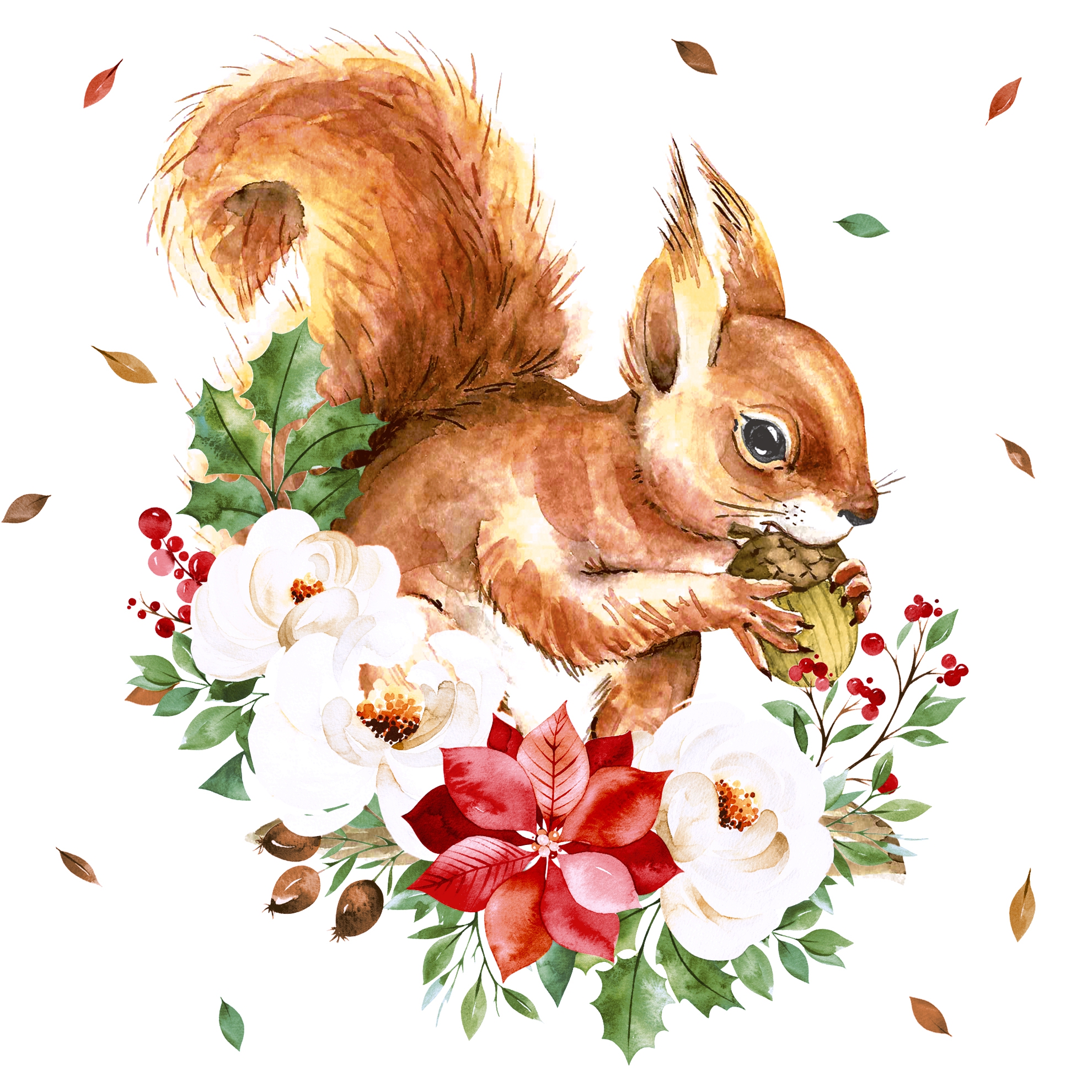 Șervețel - Sweet squirrel - 33x33 cm 1 Șervețel - Sweet squirrel - 33x33 cm