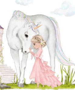 Șervețel - Unicorn & Princess - 33x33 cm