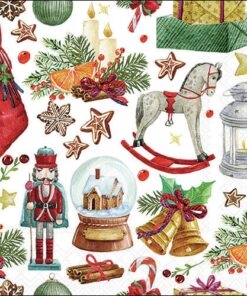 Șervețel - Vintage ornaments - 33x33 cm