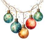 Șervețel - Winter Garland - 33x33 cm