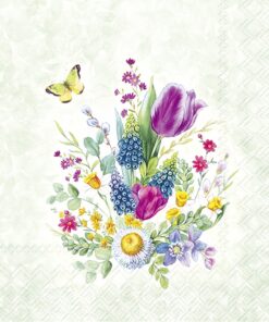 Șervețel – Loving Spring Wreath – 25×25 cm