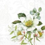 Șervețel – Noelia white – 33×33 cm