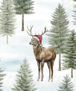 Șervețel – Nordic Winter Animals – 25×25 cm