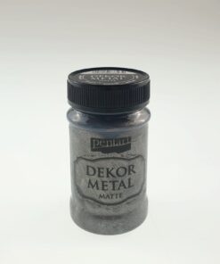 Vopsea metalică - Dekor Paint - Antracit - 100 ml