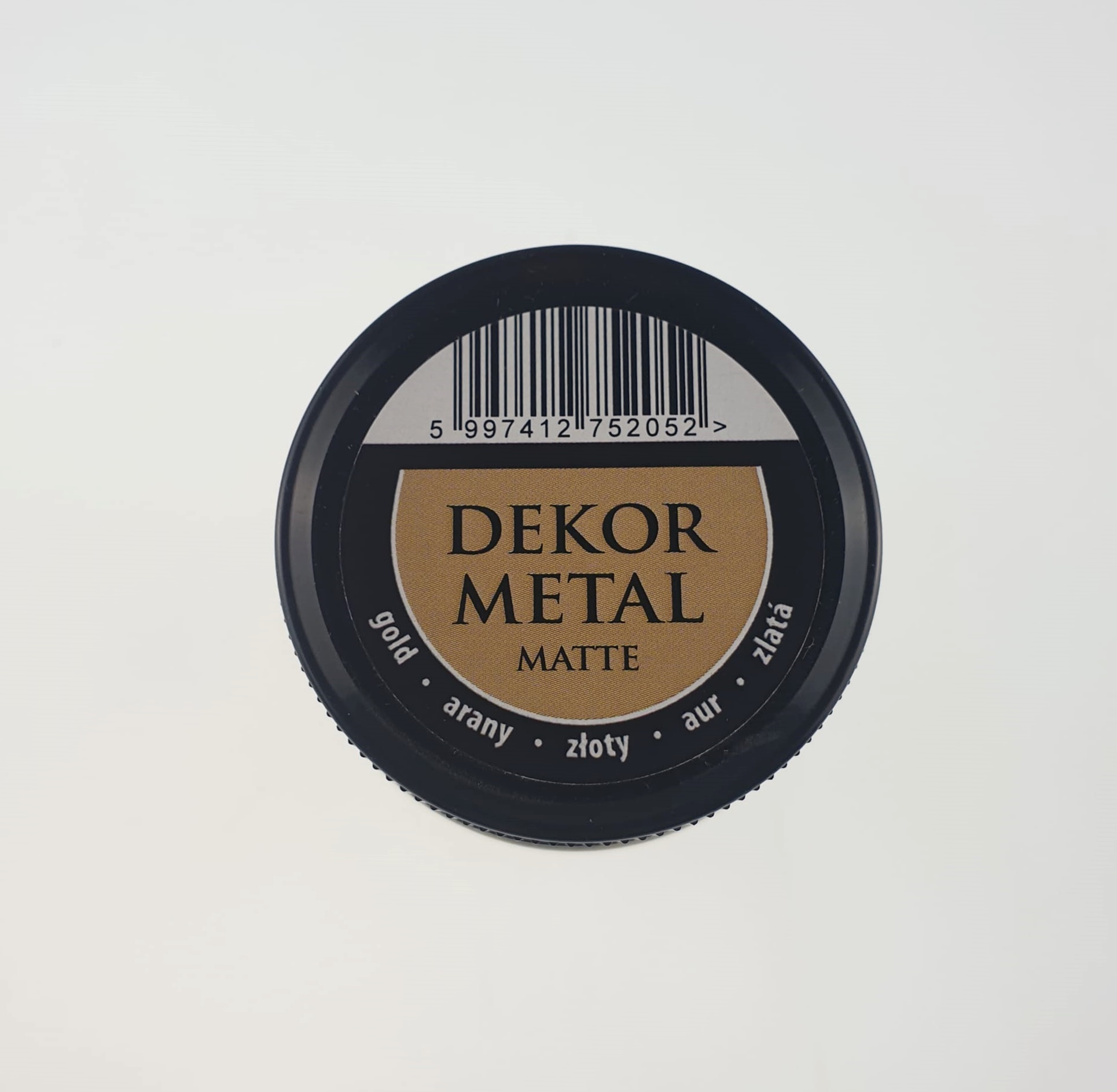 Vopsea metalică - Dekor Paint - Gold - 100 ml 2 Vopsea metalică - Dekor Paint - Gold - 100 ml - imagine 2