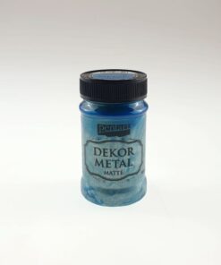 Vopsea metalică - Dekor Paint - Turcoaz - 100 ml