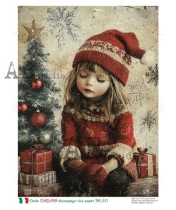 Hârtie de orez - Christmas Mood 2 - A4