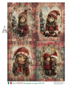Hârtie de orez - Christmas Mood - A4