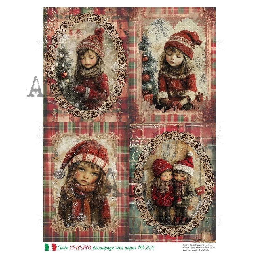 Hârtie de orez - Christmas Mood - A4 1 Hârtie de orez - Christmas Mood - A4
